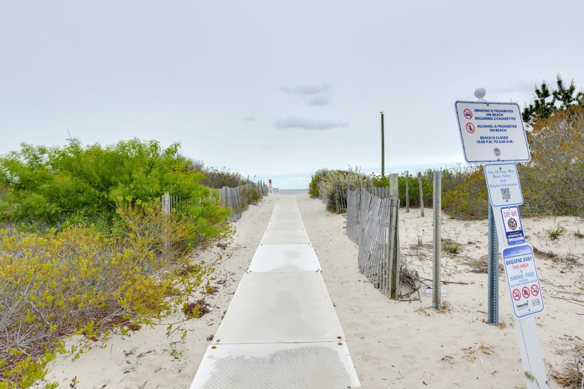 Bright Condo Half-Block To Cape May Beach! Exterior foto